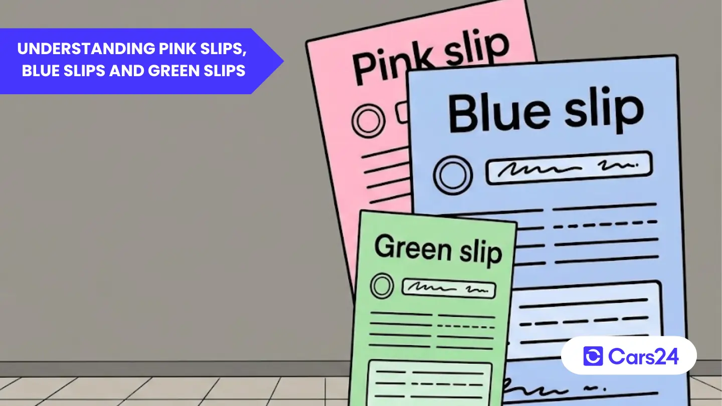 blue slip, green slip, green slip