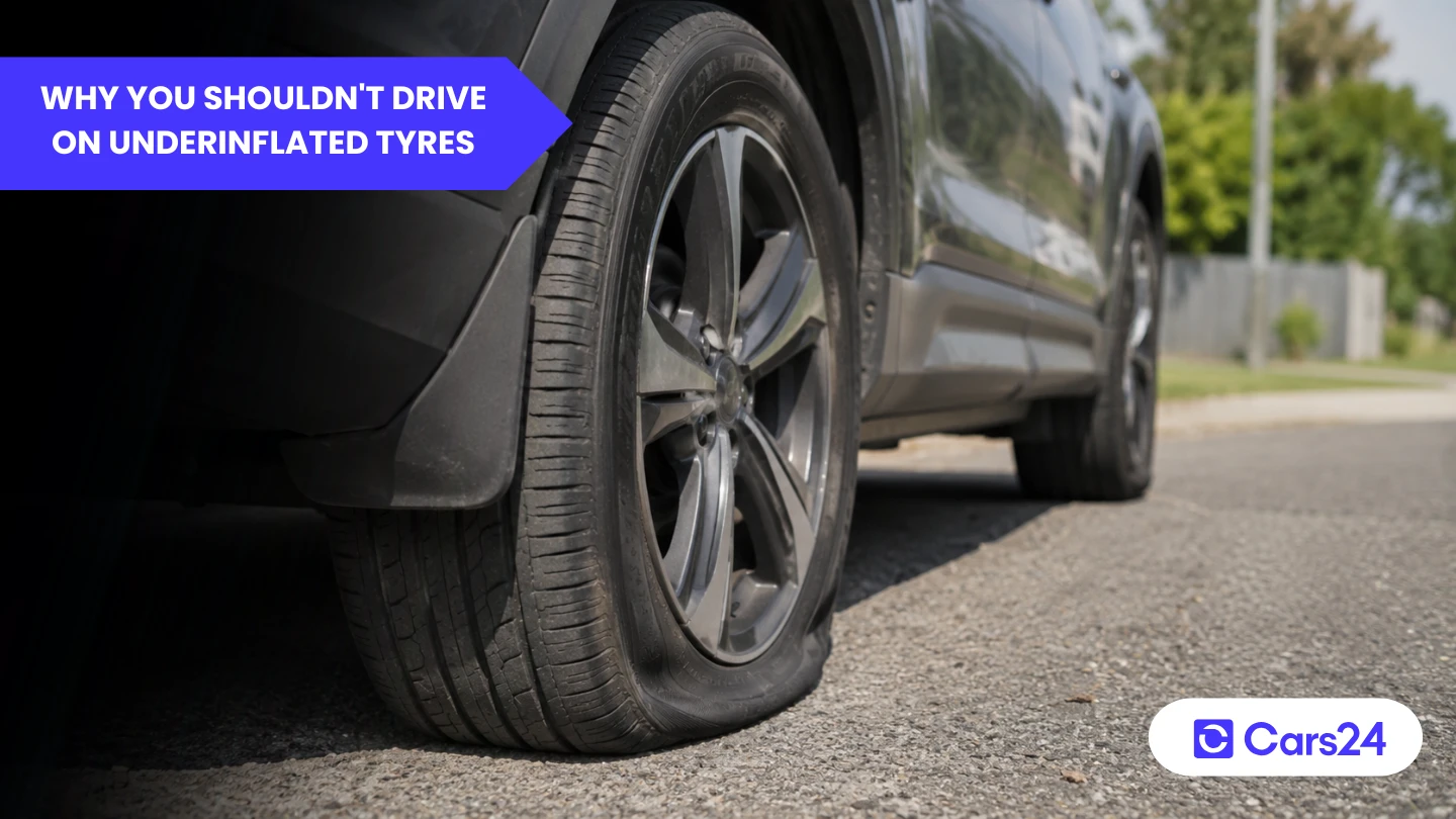 Here is why you should not drive on underinflated tyres banner photo
