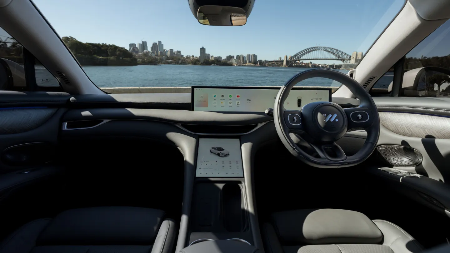 MG IM EV interior