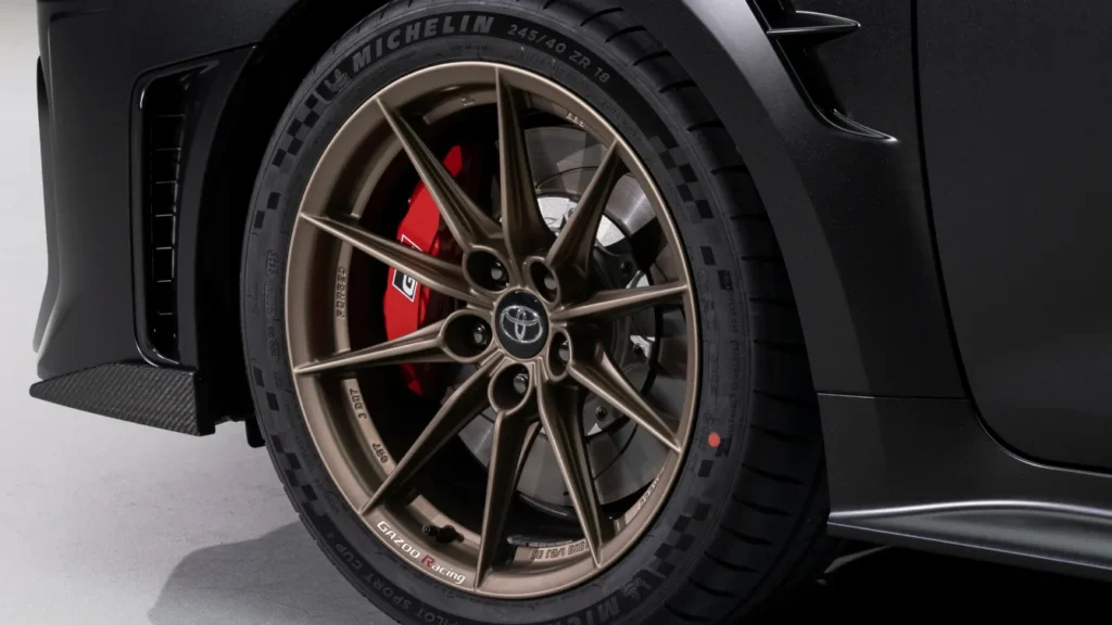 Toyota GRMN Corolla wheel close up