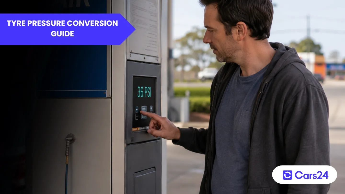 Tyre pressure conversion Know what to set your air pump at banner photo