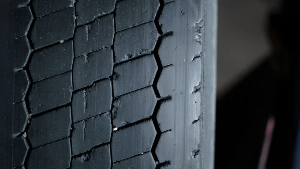 bald tyres with worn treads