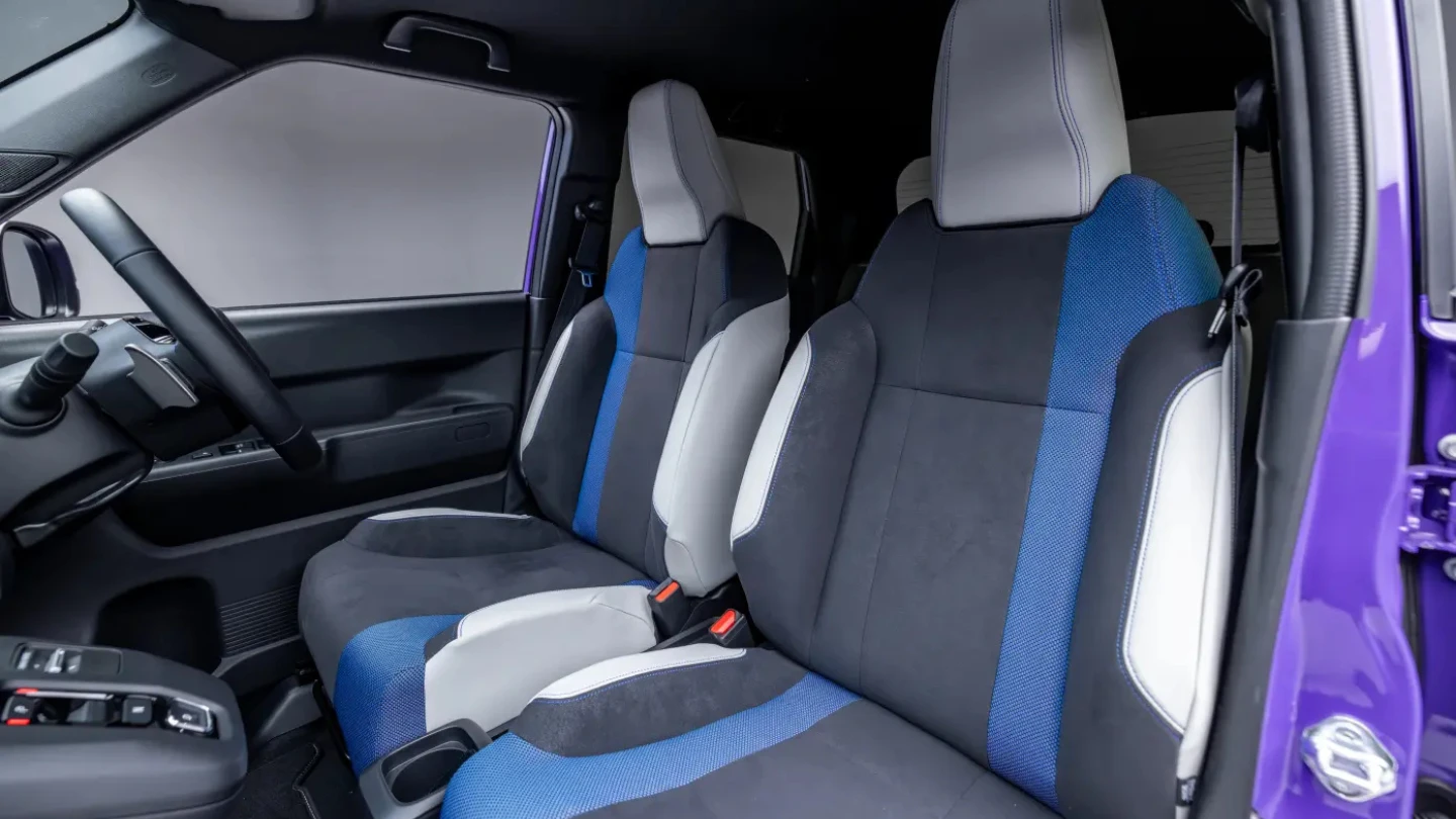 honda super n ev interior front seats