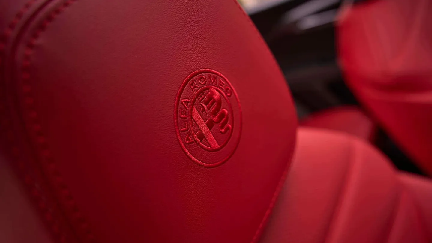 2026 Alfa Romeo Tonale front seats headrest badging