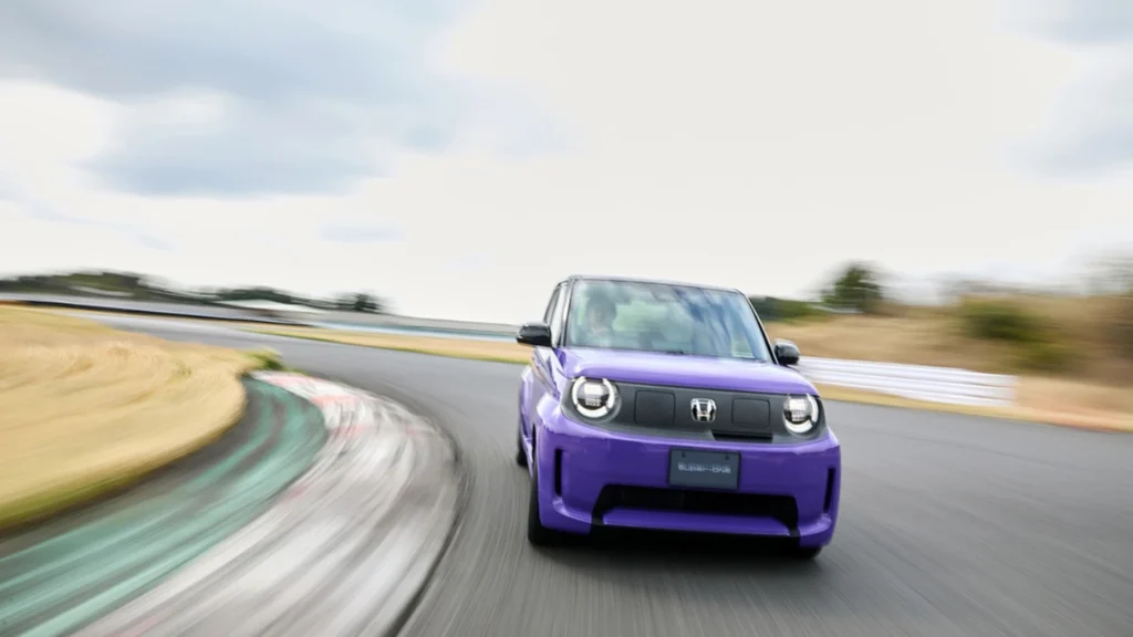 2026 Honda Super one EV on track