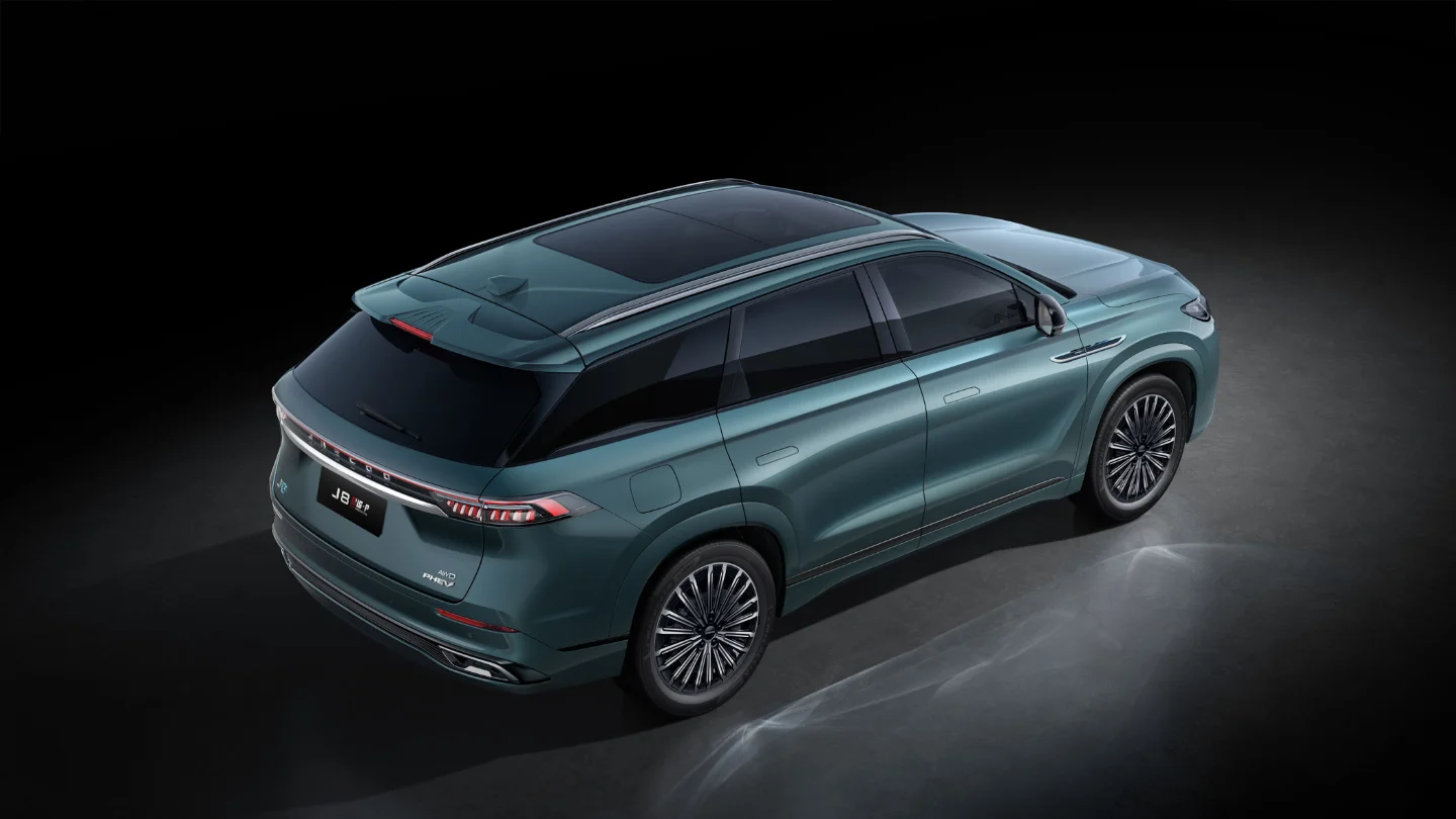 2026 Jaecoo J8 SHS exterior top view
