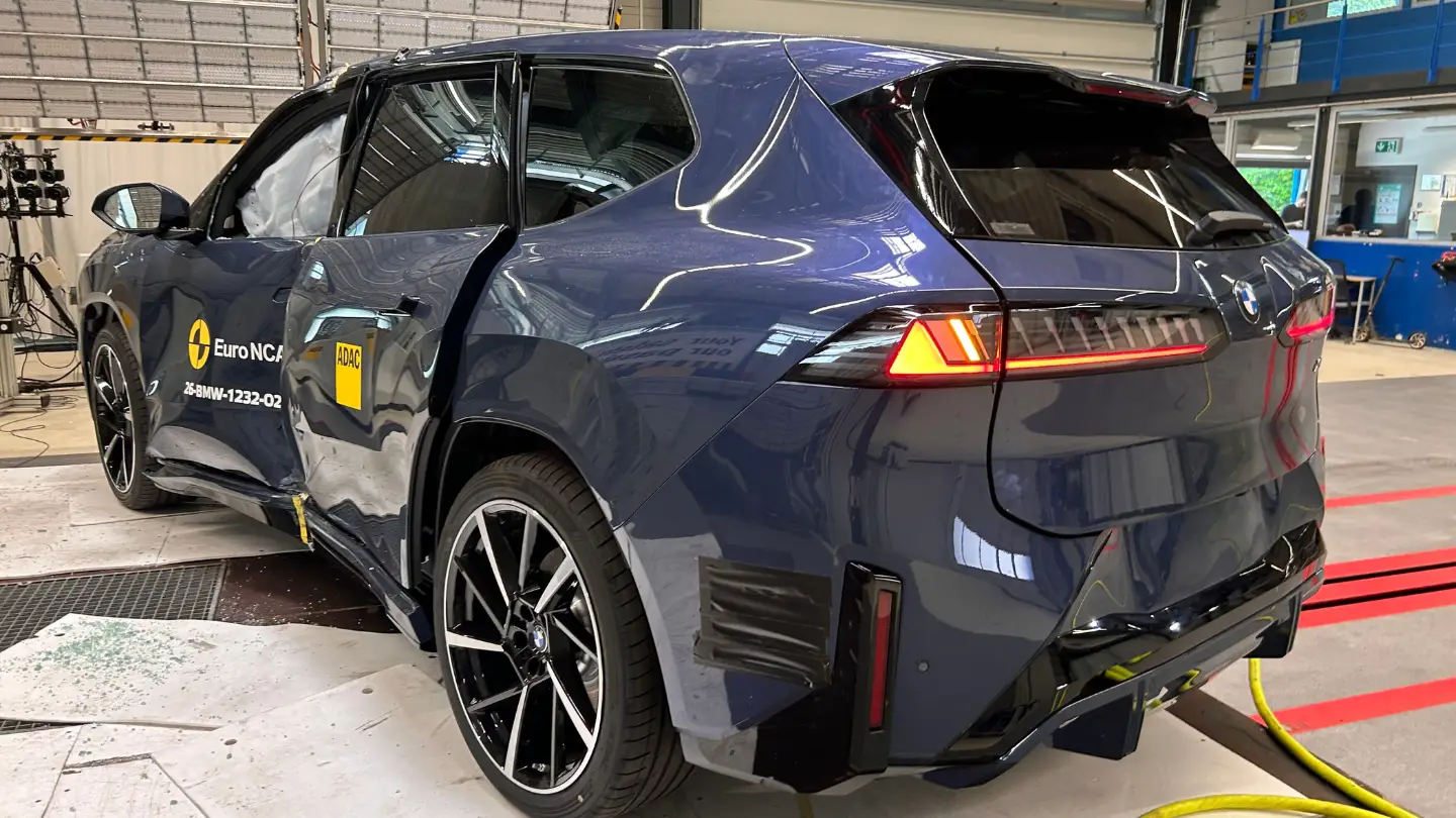 BMW iX3 ANCAP testing new 2026 criteria photo crash