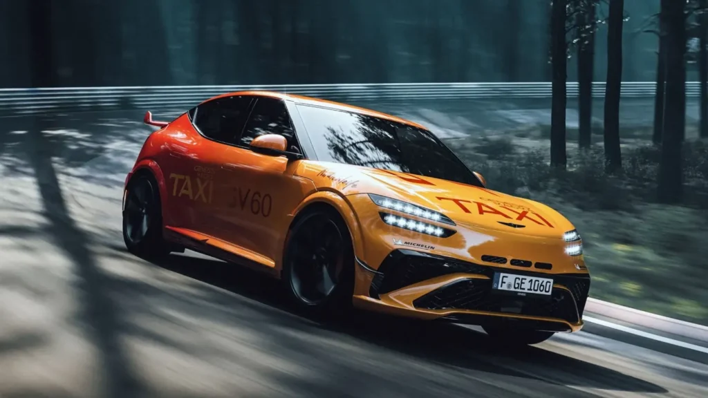 Genesis GV60 Magma joins Nürburgring Track Taxi programme