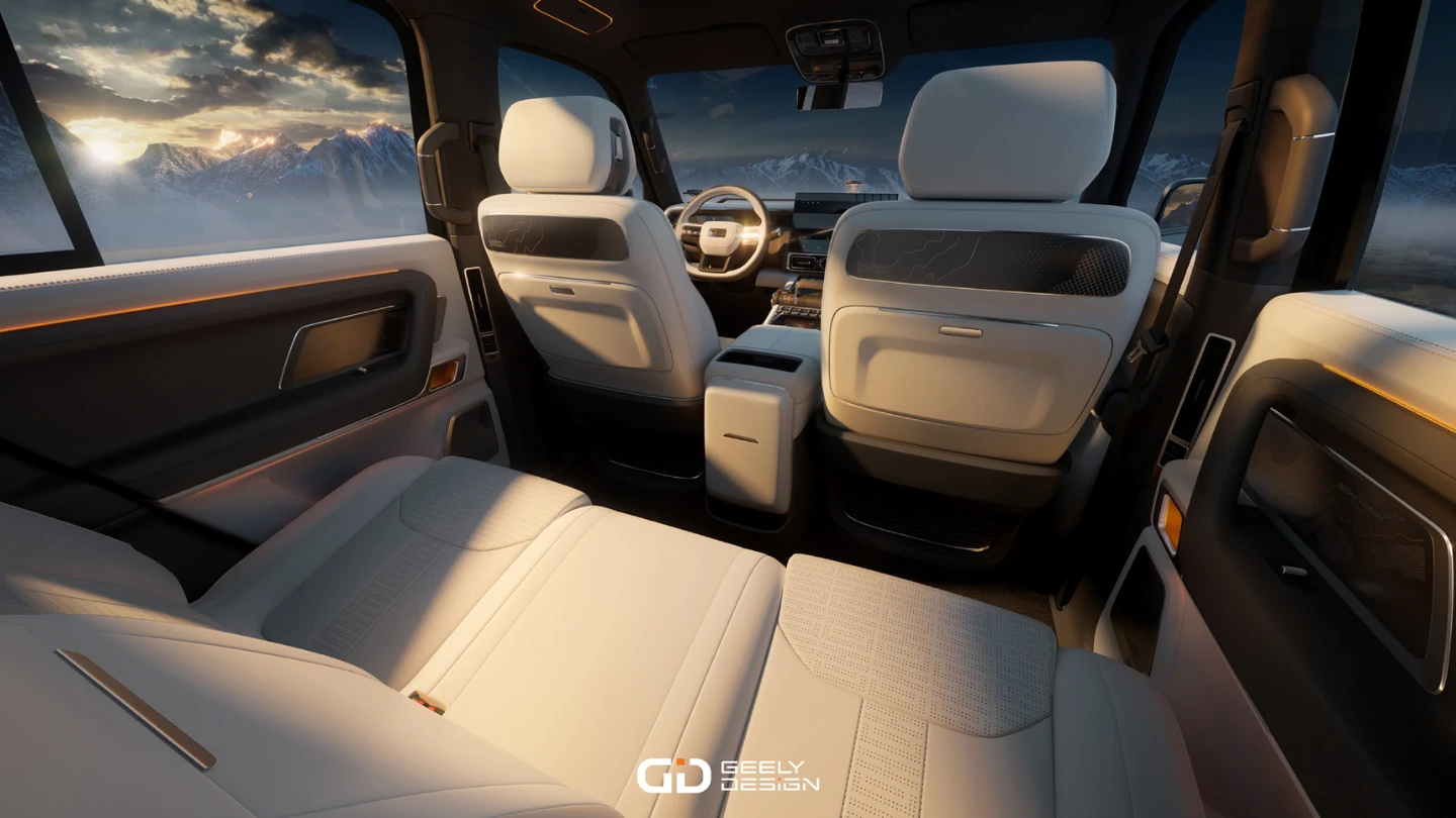 Geely Galaxy Cruiser 700 interior 2