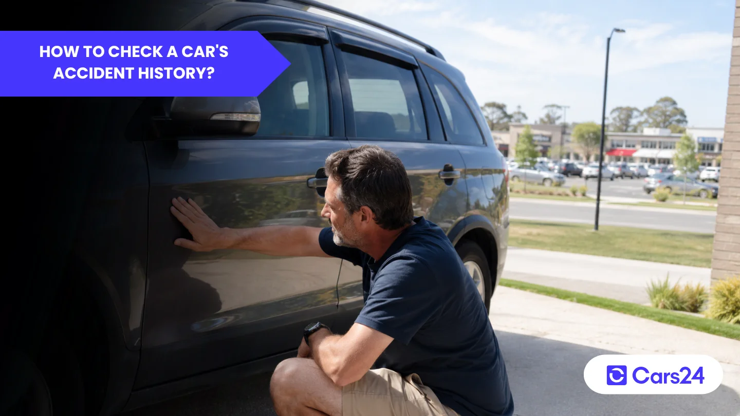 How to check if a vehicle has been in an accident banner photo