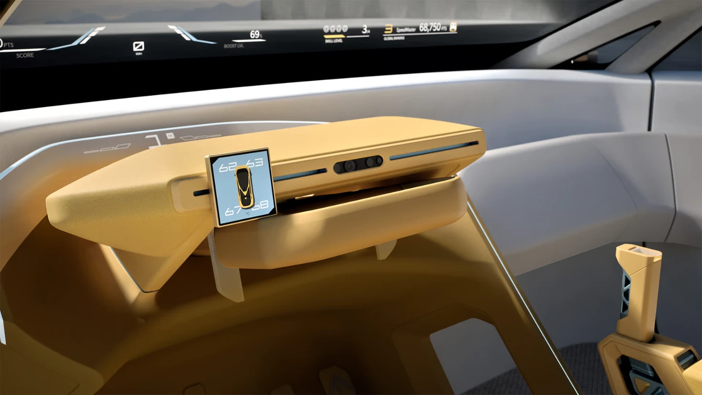 Kia Vision Meta Turismo interior steering