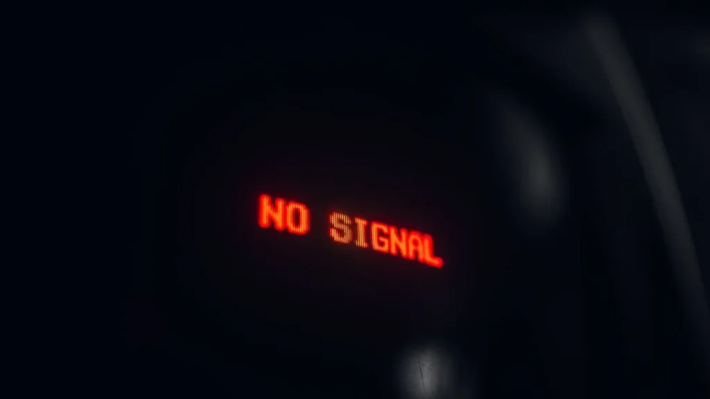 No signal screen