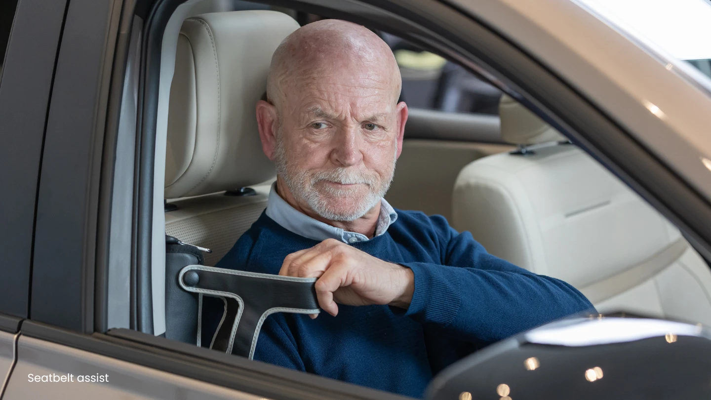 Toyota Australia Assisted Mobility Solutions seatbelt assist