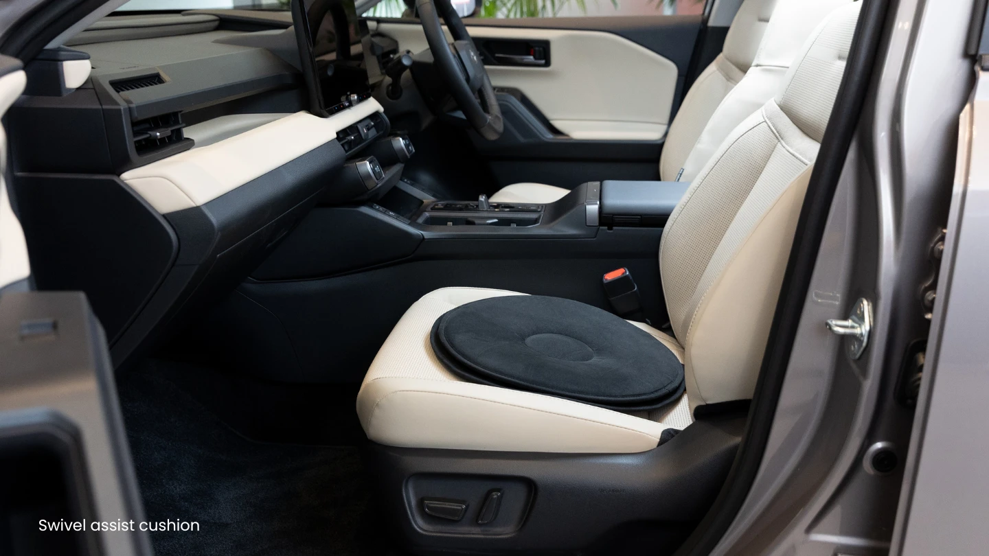 Toyota Australia Assisted Mobility Solutions swivel assist cushion