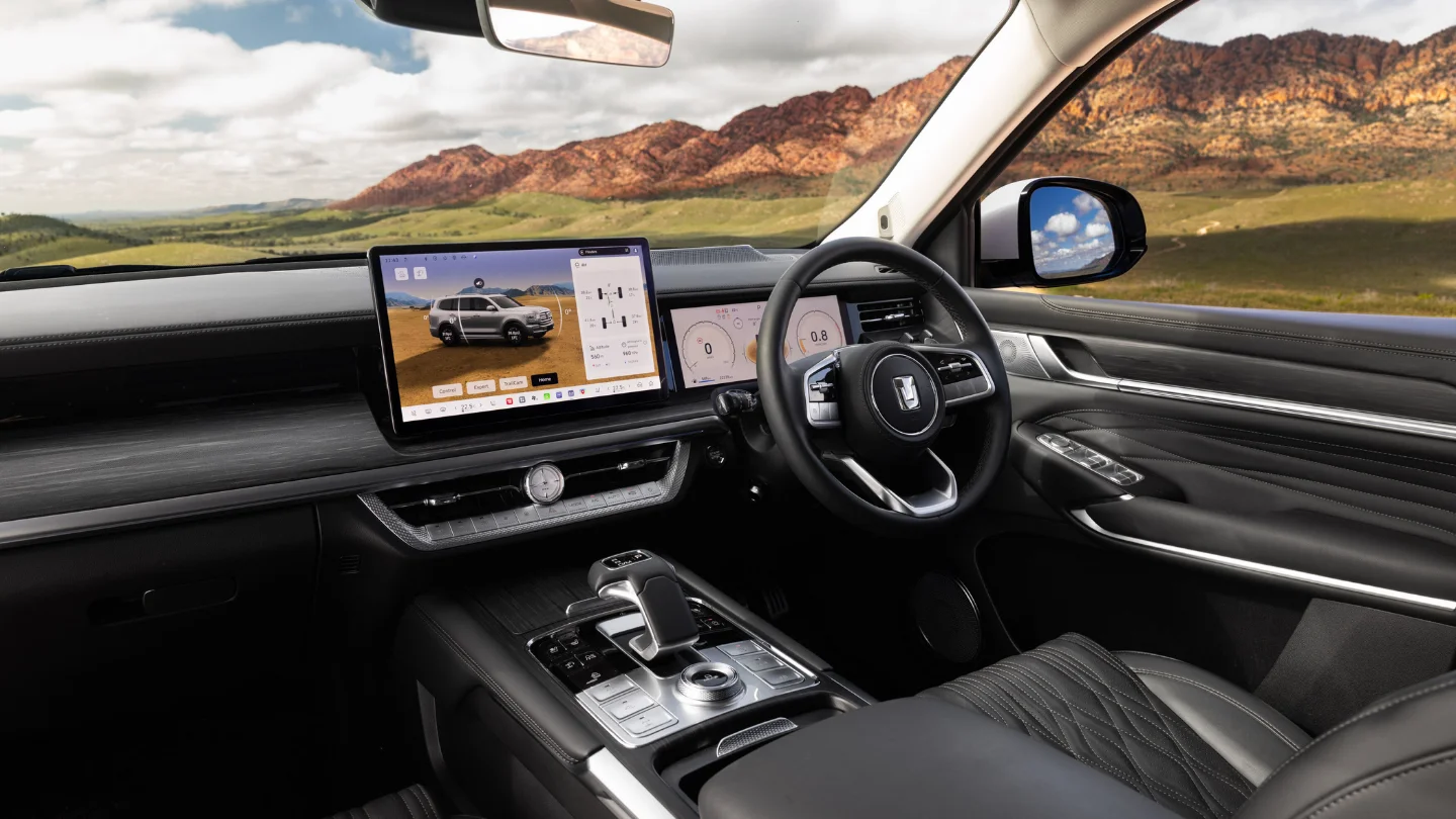 2026 GWM Tank 500 suv interior cockpit