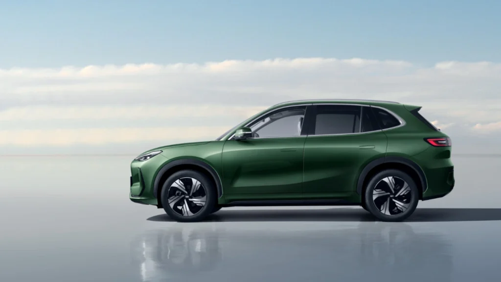 2026 Geely EX5 EV jungle green trim