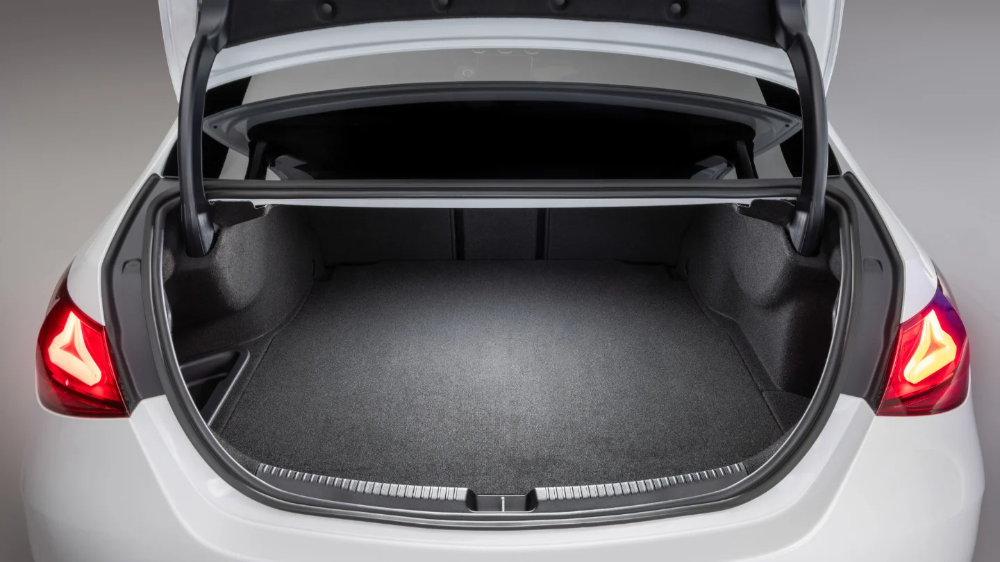 2027 Mercedes-Benz C300 e Sedan PHEV interior boot space