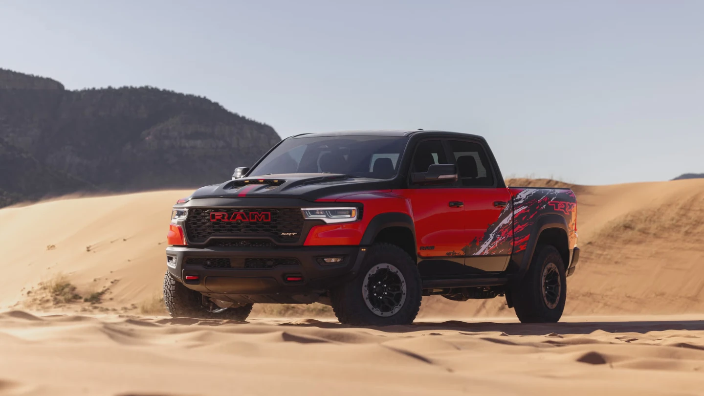 2027 Ram 1500 TRX SRT exterior blood shot edition