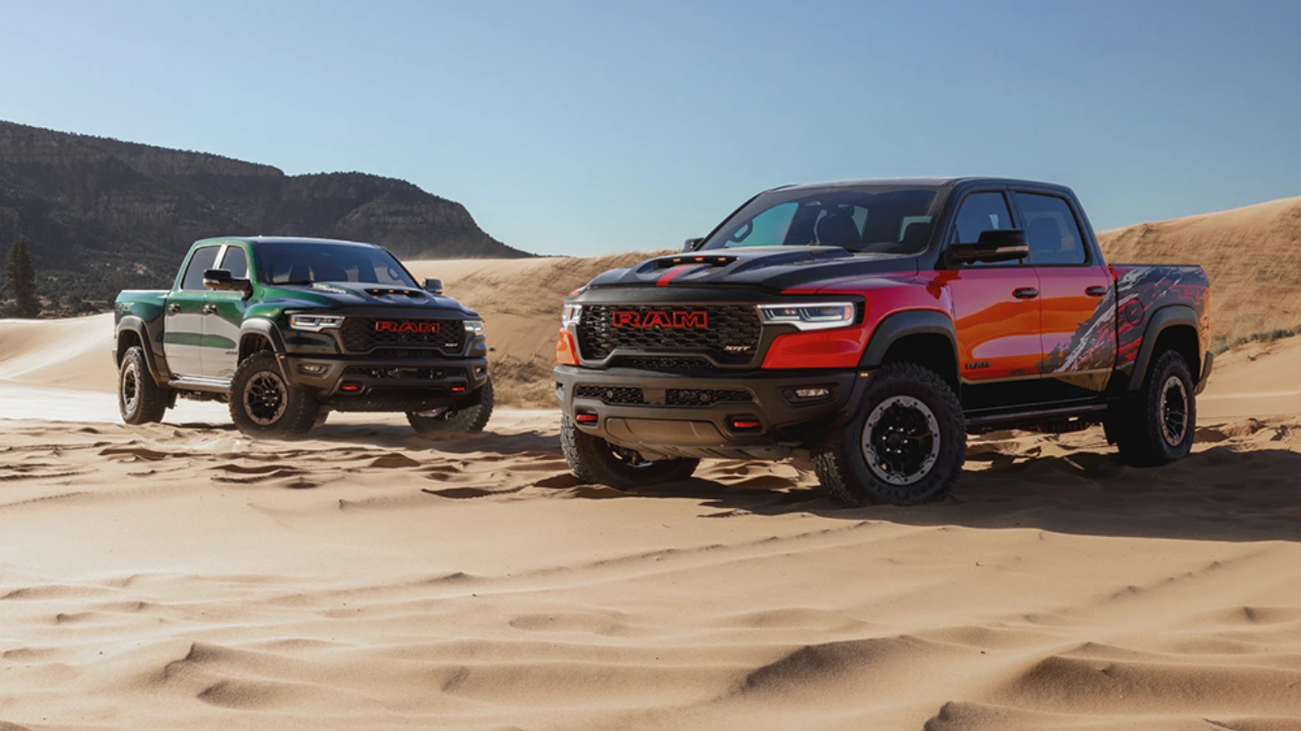 2027 Ram 1500 TRX SRT exterior two colours