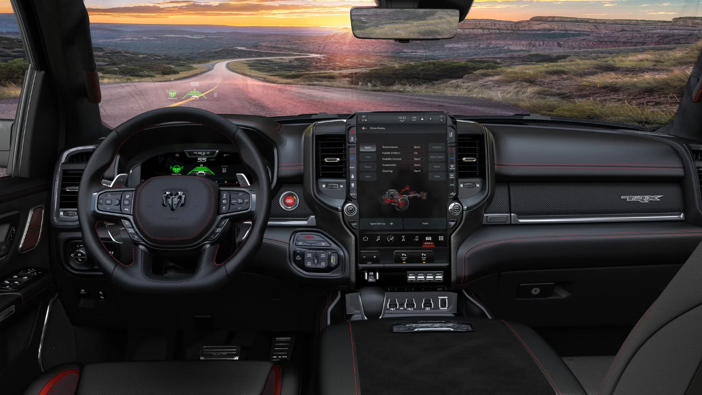 2027 Ram 1500 TRX SRT interior cockpit
