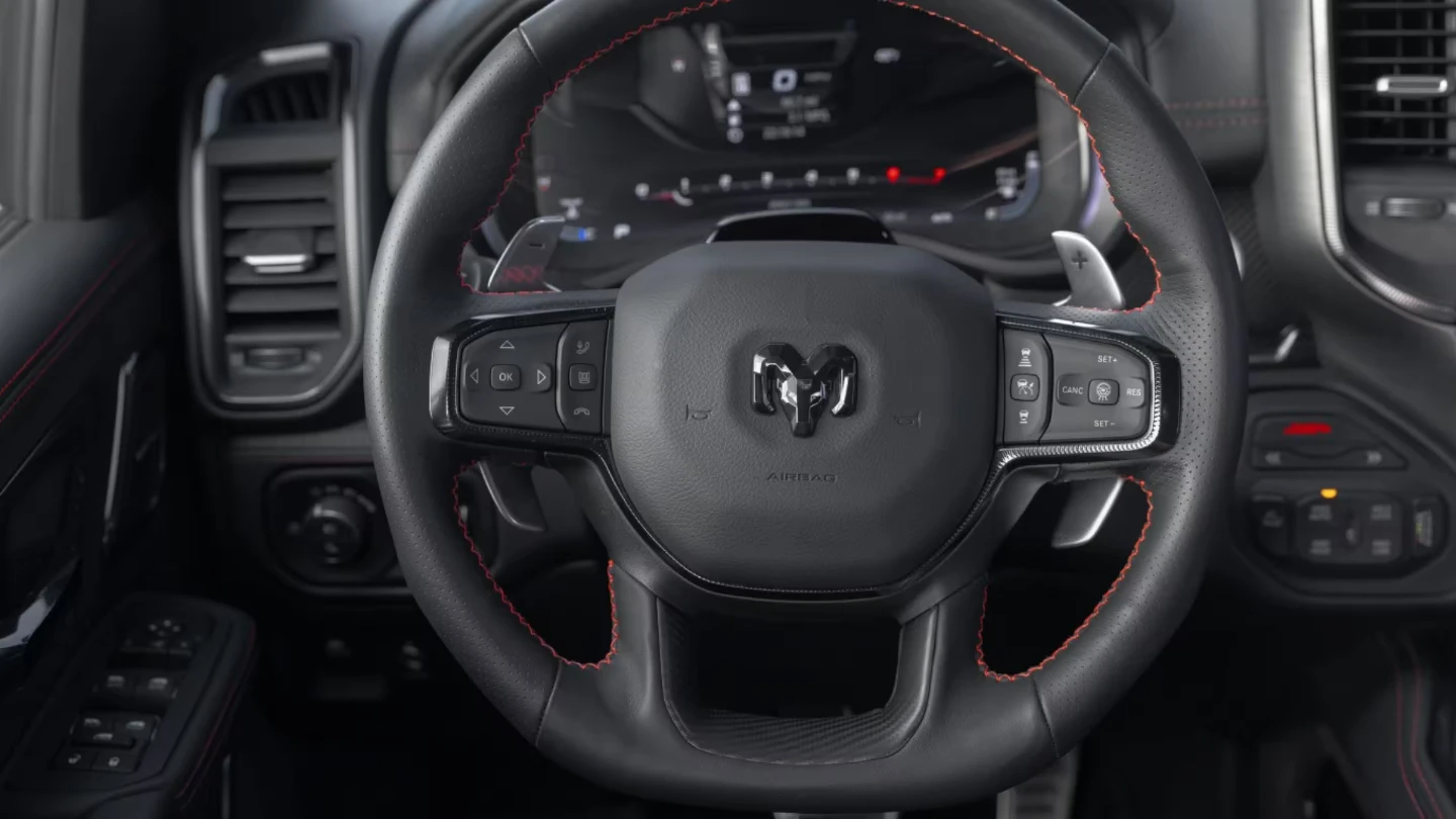 2027 Ram 1500 TRX SRT interior steering wheel