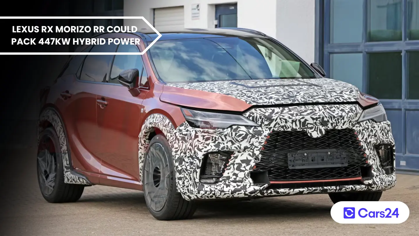 Lexus RX Morizo RR spy shots