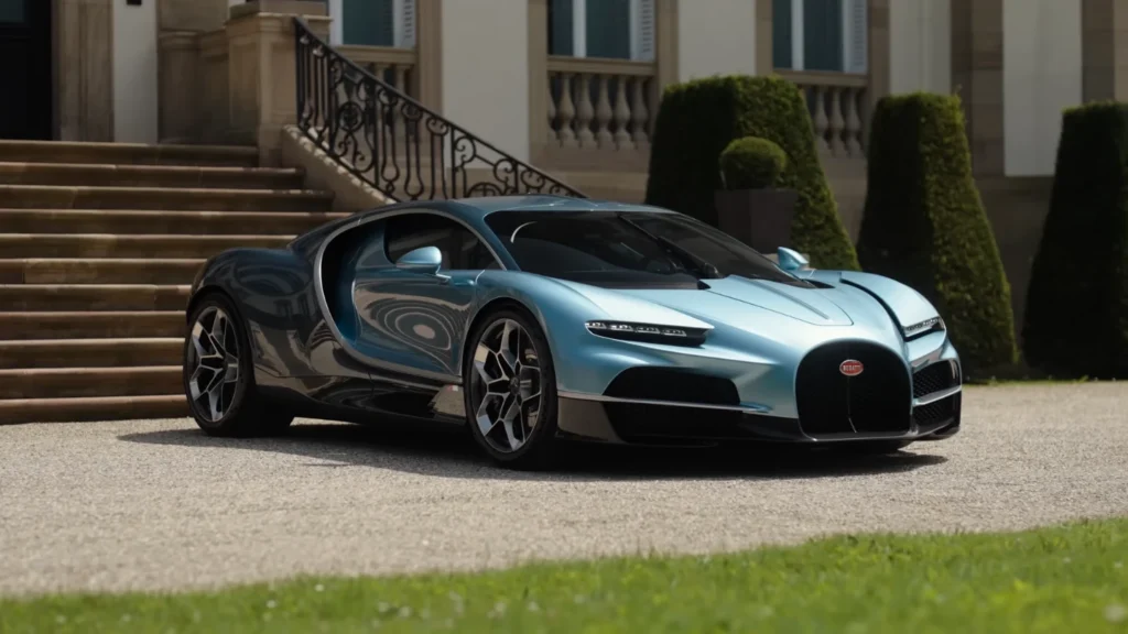 Bugatti Tourbillon V16 supercar parked