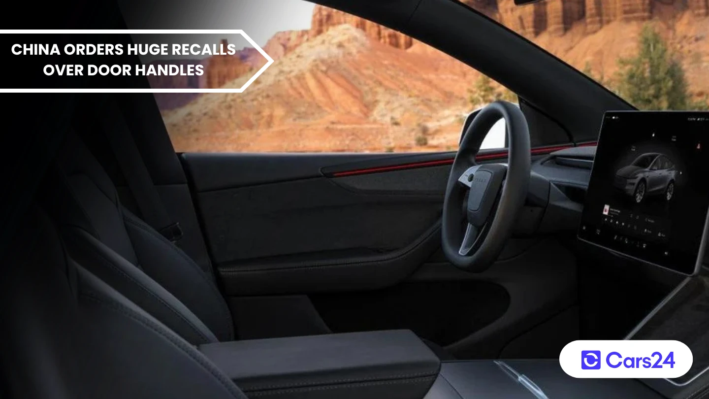 China orders huge vehicle recalls over hidden door handles banner photo