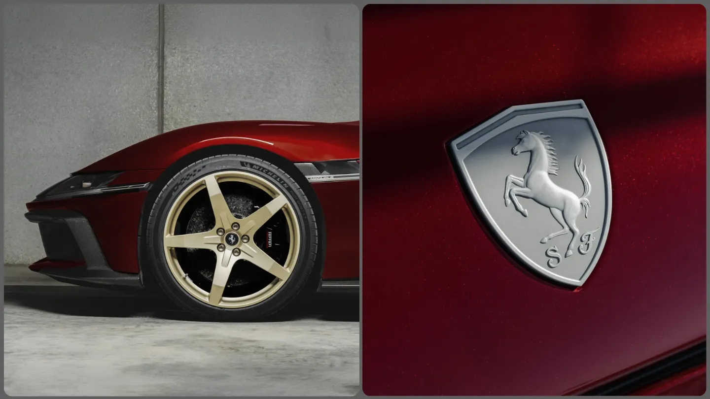 Ferrari 12Cilindri Manuale exterior wheels and badge