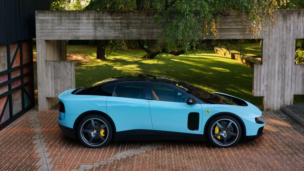Ferrari Luce EV exterior side view