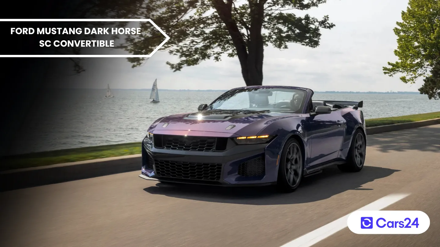 Ford Mustang Dark Horse SC Convertible debuts banner photo
