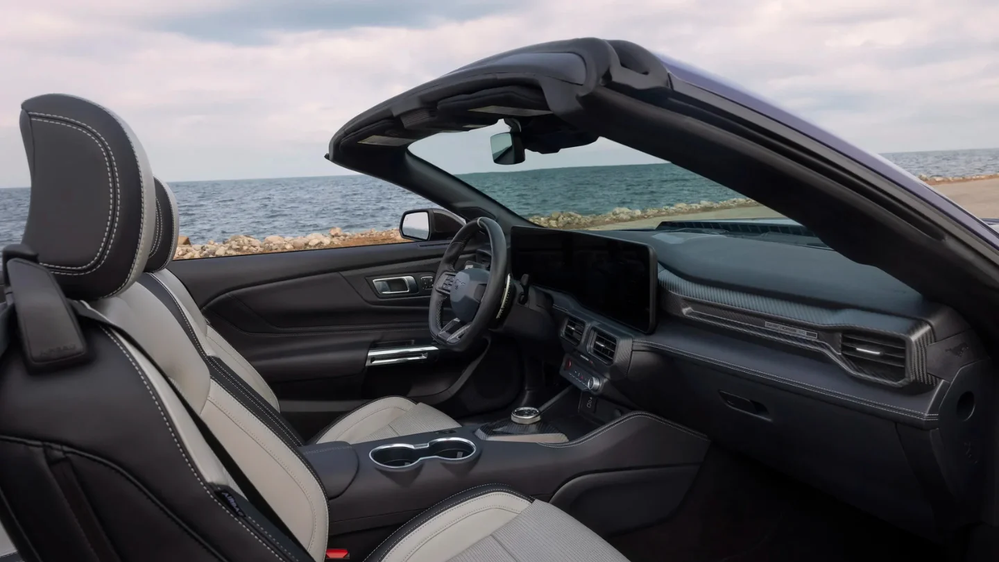 Ford Mustang Dark Horse SC Convertible interior 2