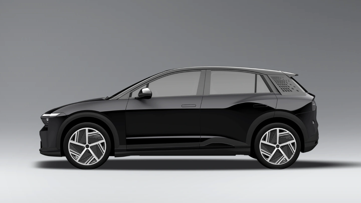 Foxtron Bria electric crossover SUV side view