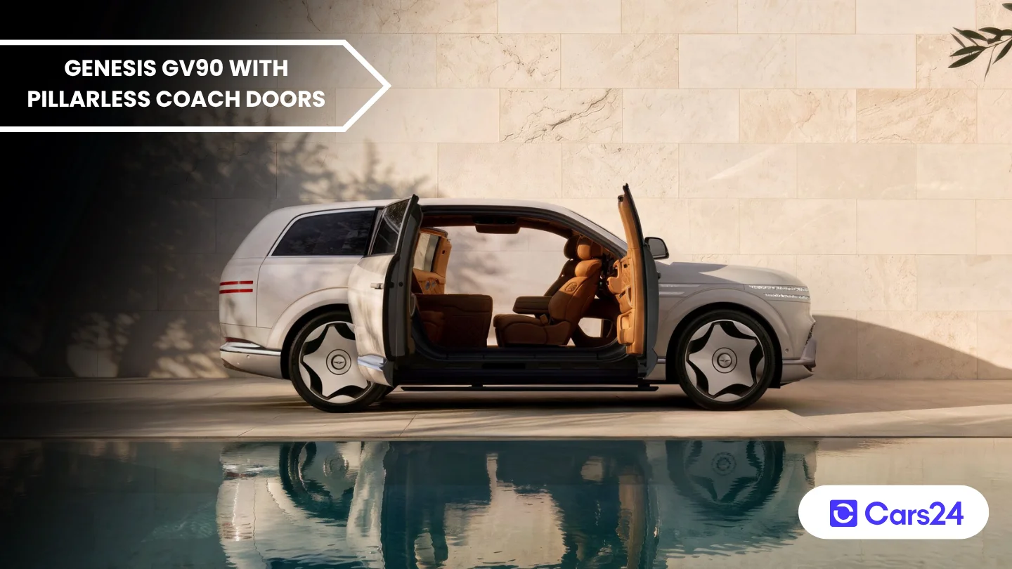 Luxury SUV Genesis GV90 revealed with pillarless doors banner photo