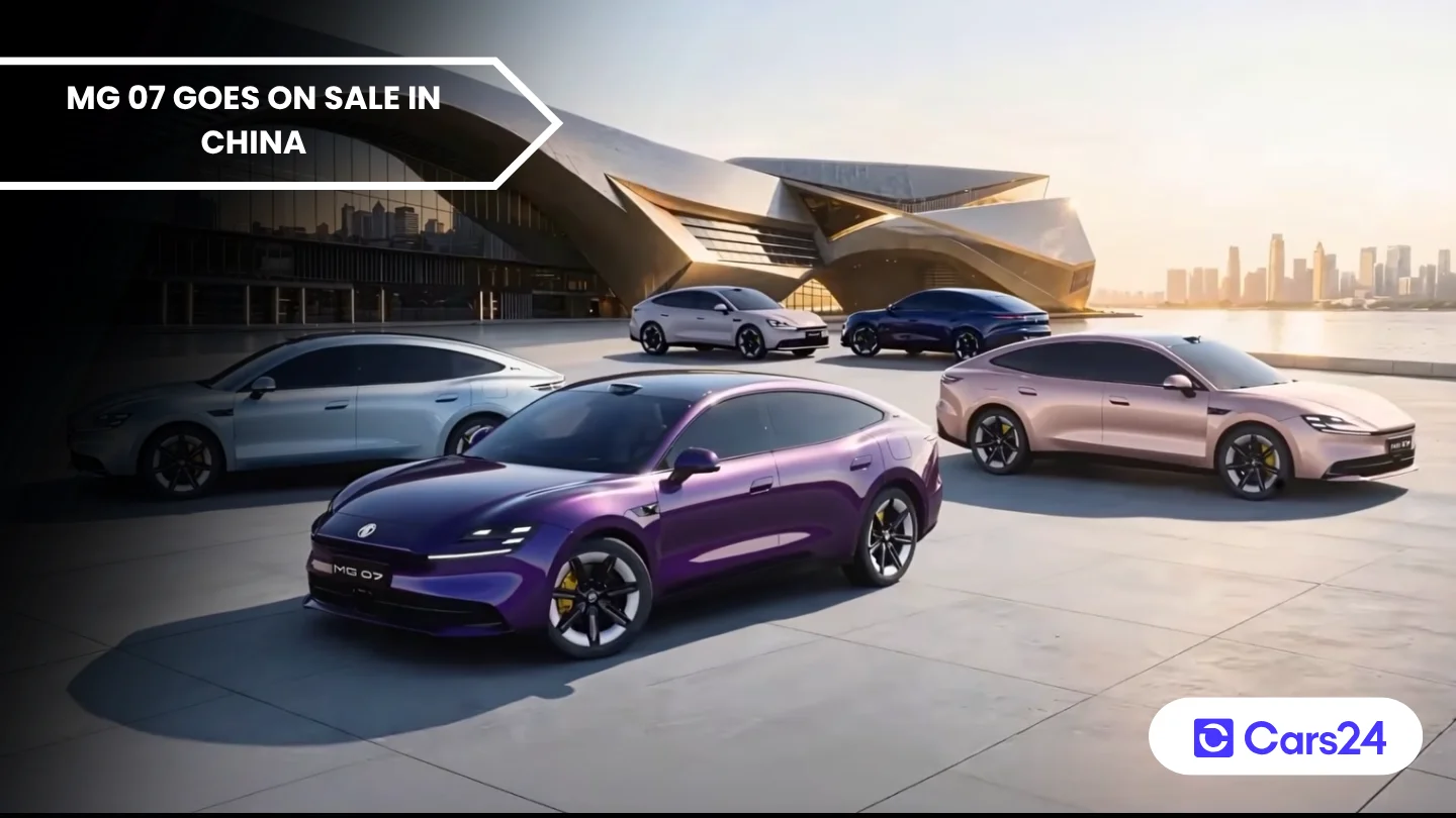 MG 07 goes on sale in China with EV and PHEV variants banner photo