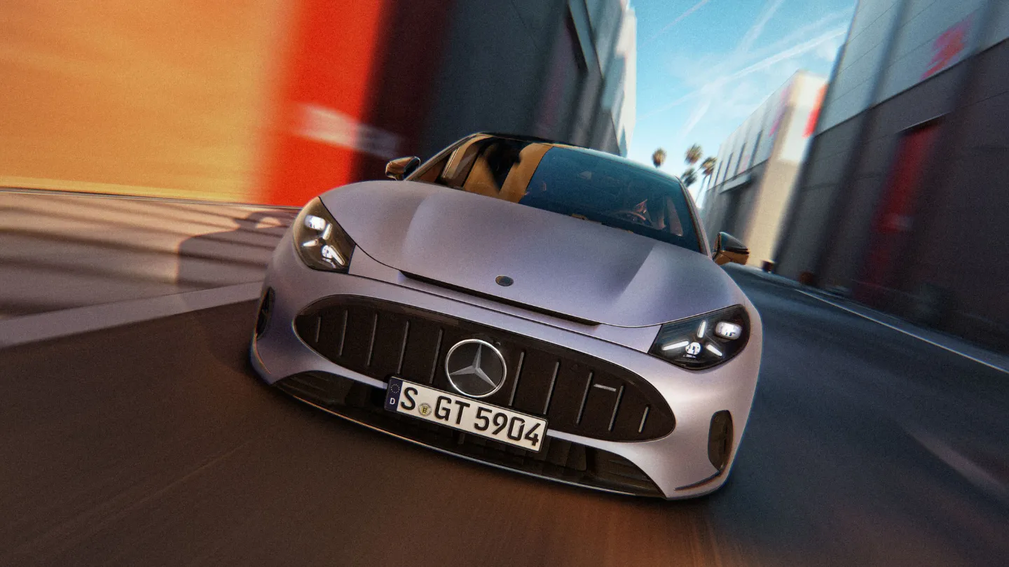 Mercedes-AMG GT 53 4-door coupe exterior front