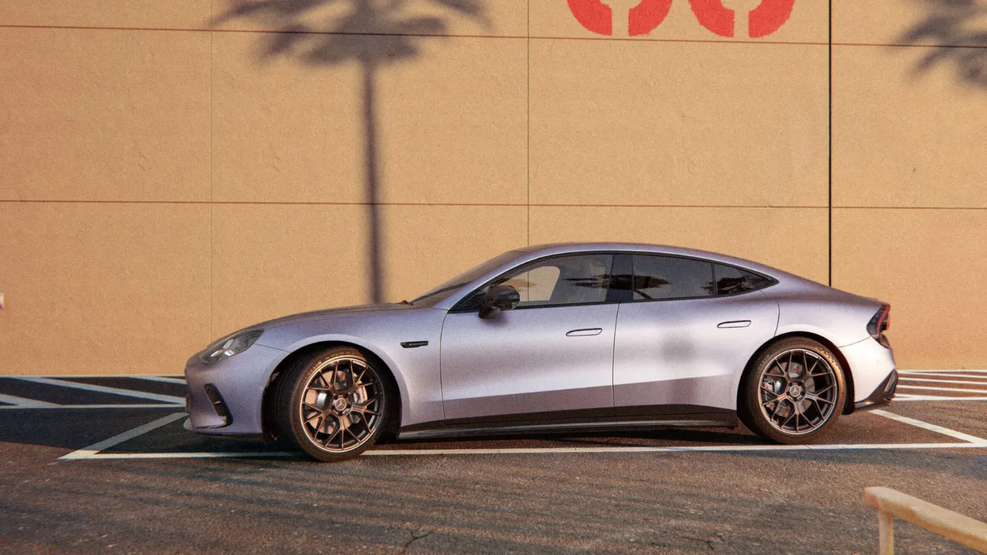 Mercedes-AMG GT 53 4-door coupe exterior side
