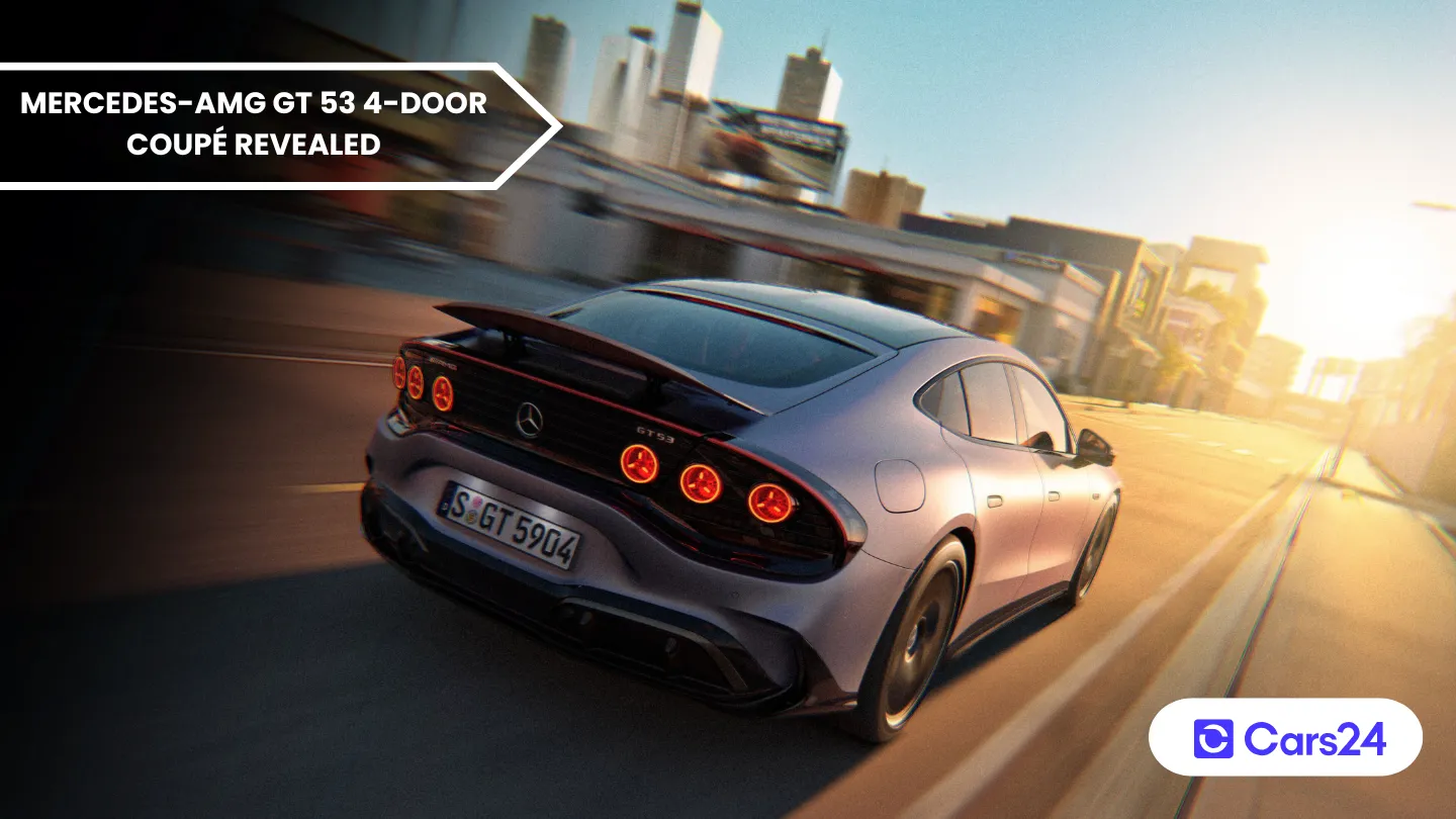 Mercedes AMG GT 53 4 door coupe revealed banner photo
