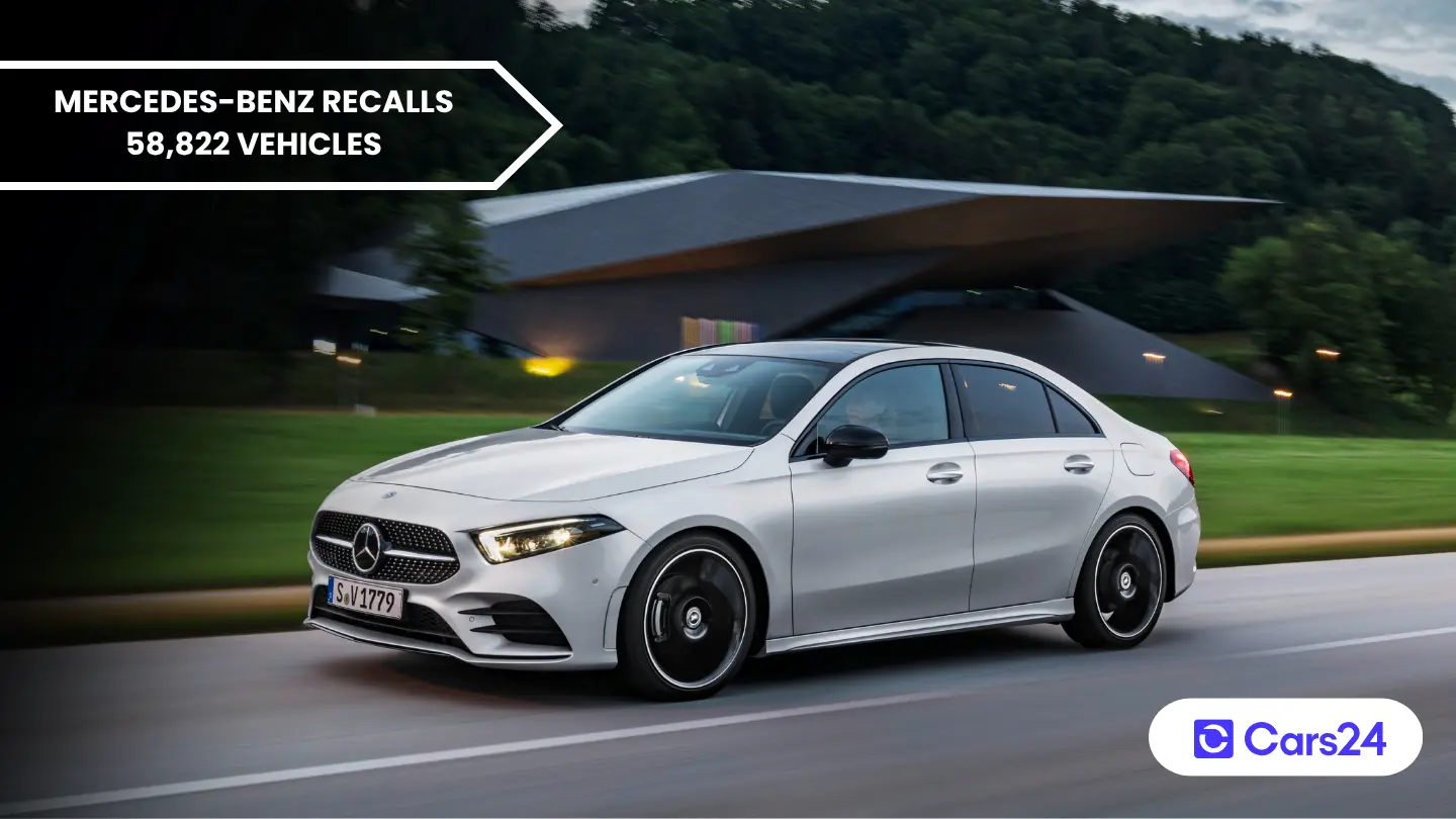 Mercedes Benz recalls 58,822 vehicles over door lock defect banner photo