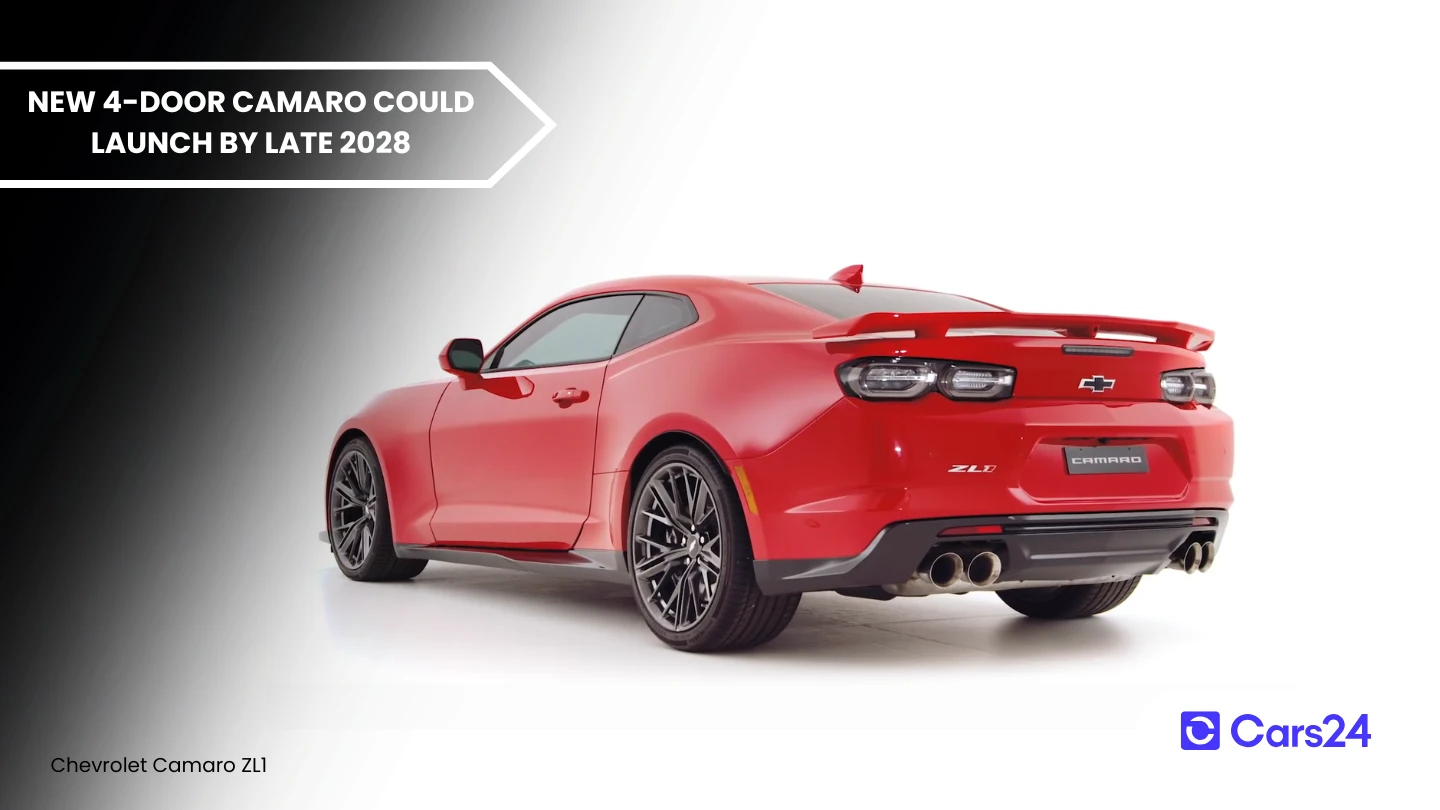 New 4-door Chevrolet Camaro sedan could launch by late 2028 banner photo