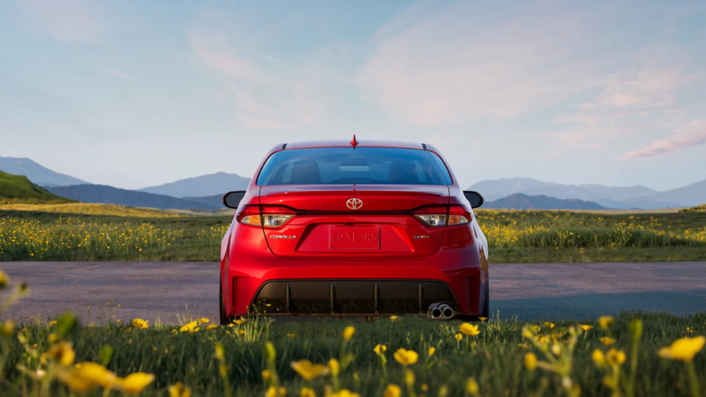 Toyota Corolla 60th Anniversary Special Edition exterior rear