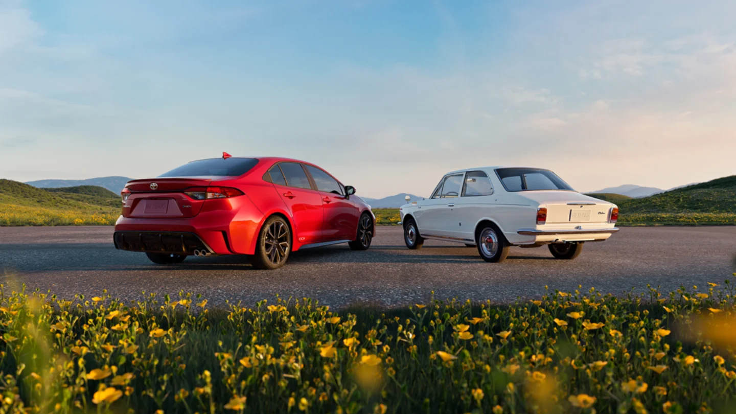 Toyota Corolla 60th Anniversary Special Edition exterior first corolla model