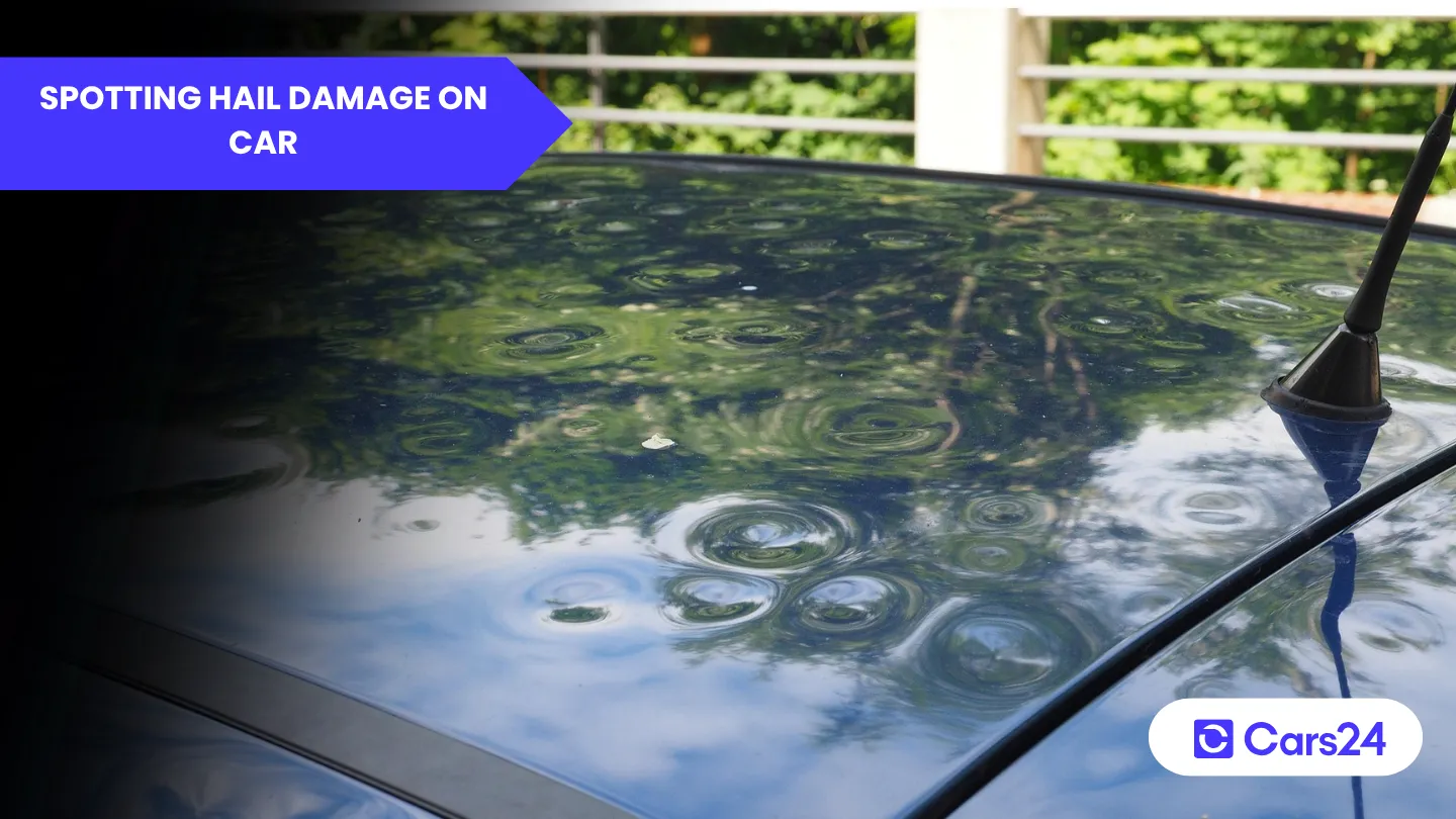 how to spot hail damage on car banner photo