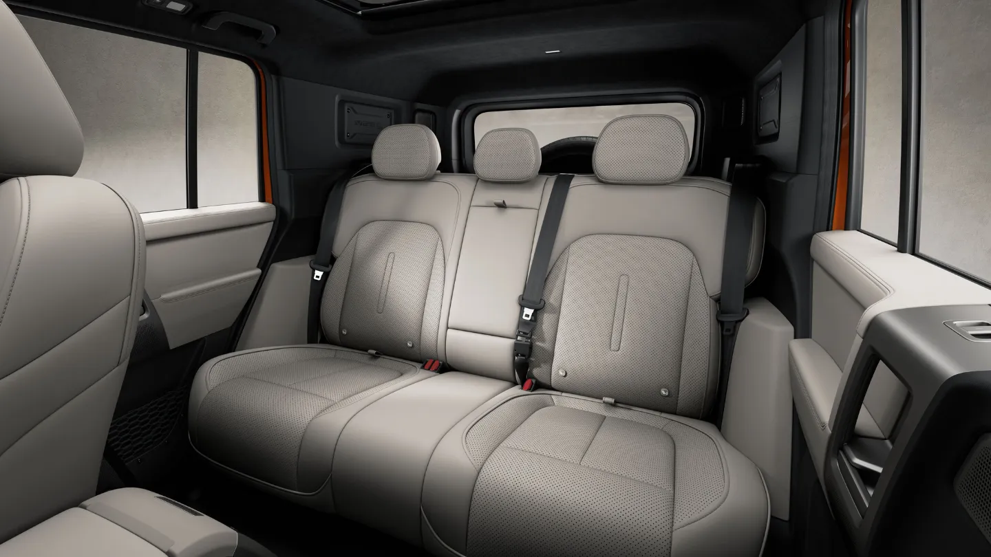 iCaur V25 SUV interior rear seats
