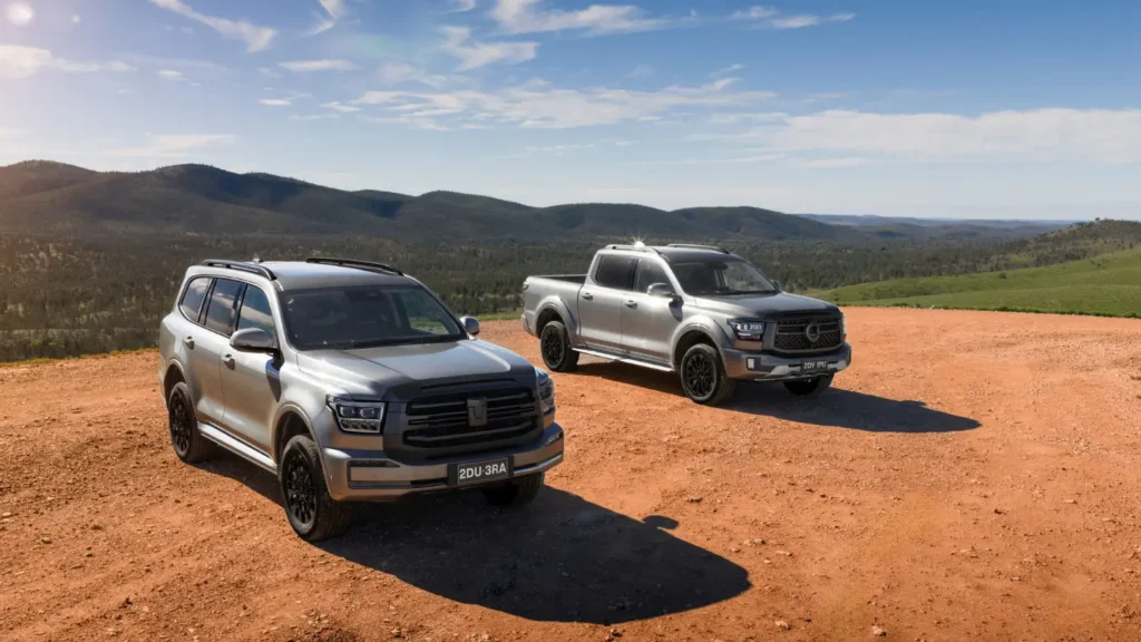 2026 GWM Tank 500 SUV and Cannon Alpha ute
