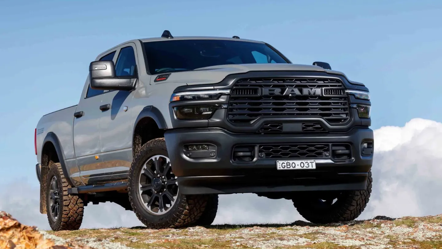 2026 Ram 2500 Warlock exterior blacked out front details