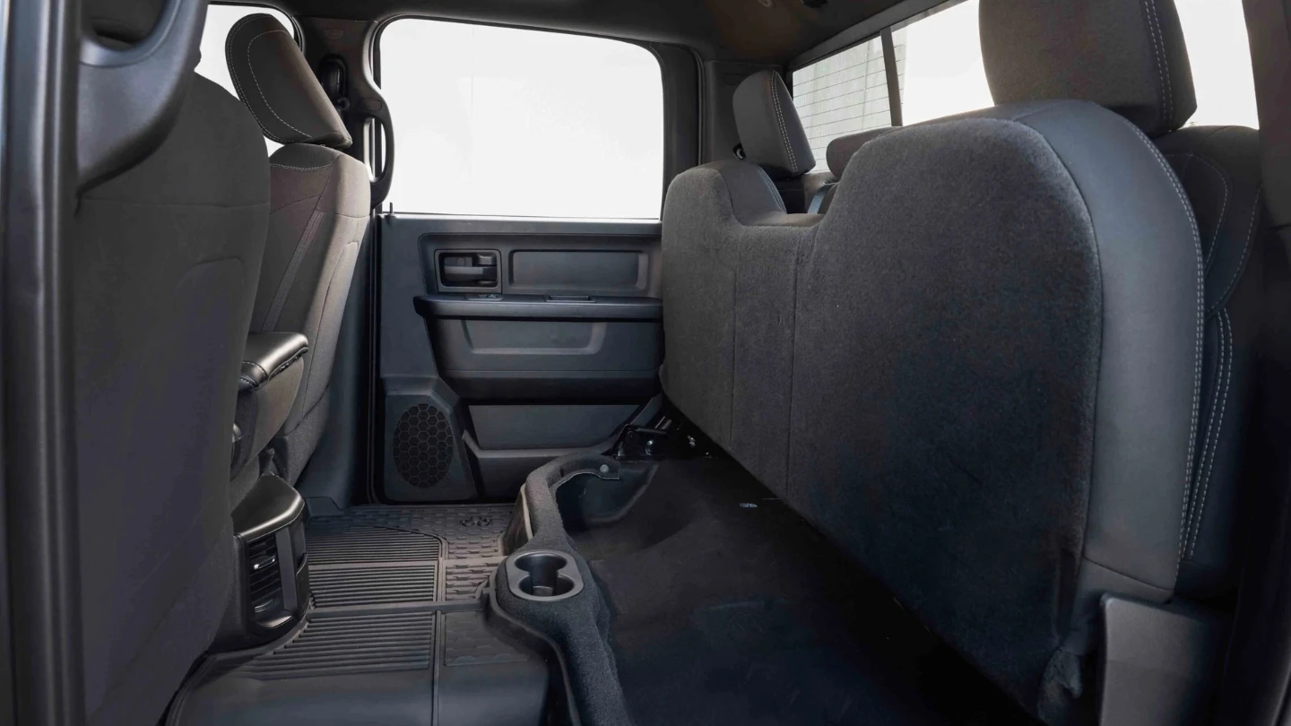 2026 Ram 2500 Warlock interior rear seats