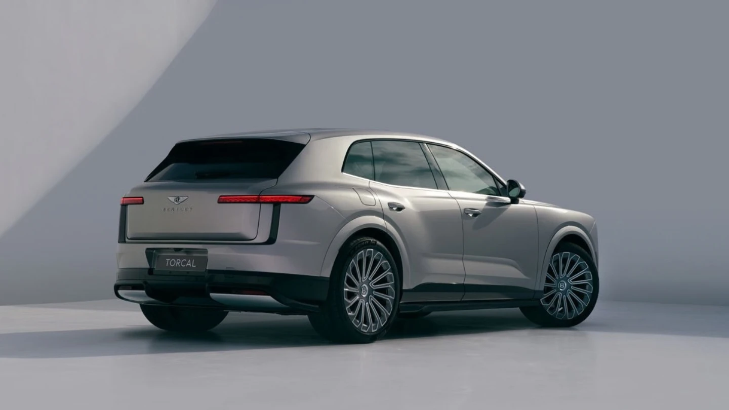 2027 Bentley Torcal EV exterior rear side