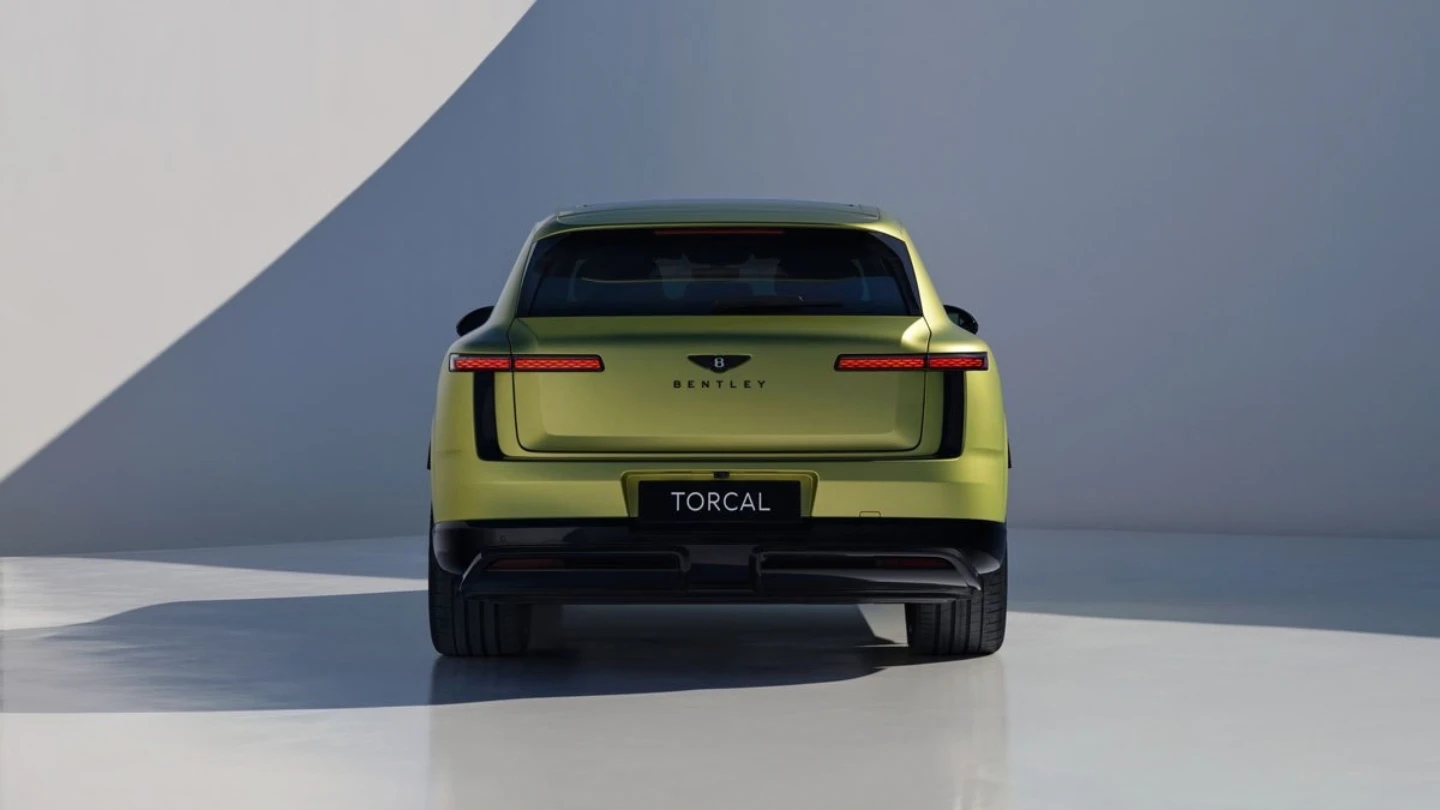 2027 Bentley Torcal EV exterior rear