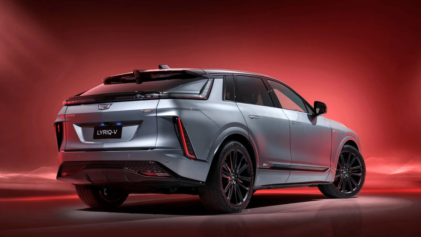 2027 Cadillac Lyriq-V EV suv exterior rear
